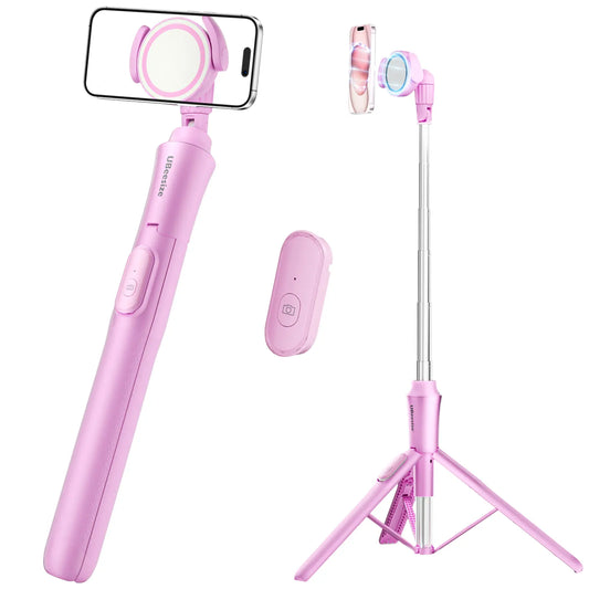 magnetic tripod + selfie stick with remote